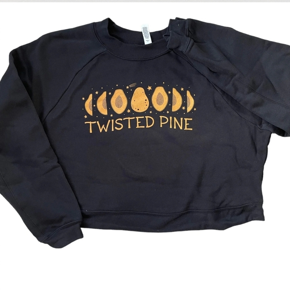 Twisted Pine Papaya Phase Crop Sweatshirt